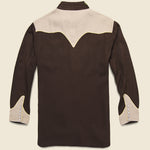 H Bar C Western Shirt with Boot Motif - Brown - Vintage - STAG Provisions - One & Done - Apparel