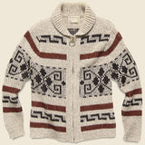 Pendleton Zip Up Sweater - Cream - Vintage - STAG Provisions - One & Done - Apparel