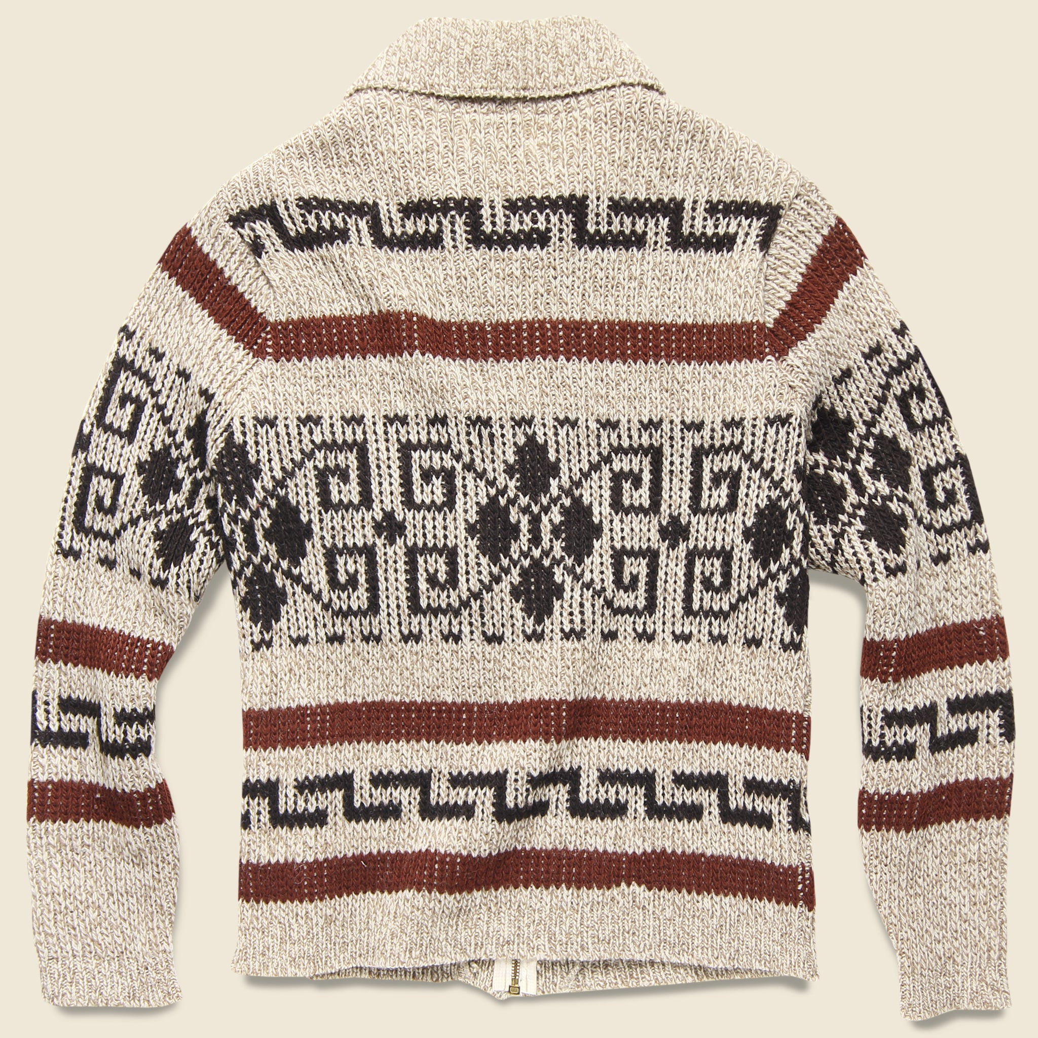 Pendleton Zip Up Sweater - Cream - Vintage - STAG Provisions - One & Done - Apparel