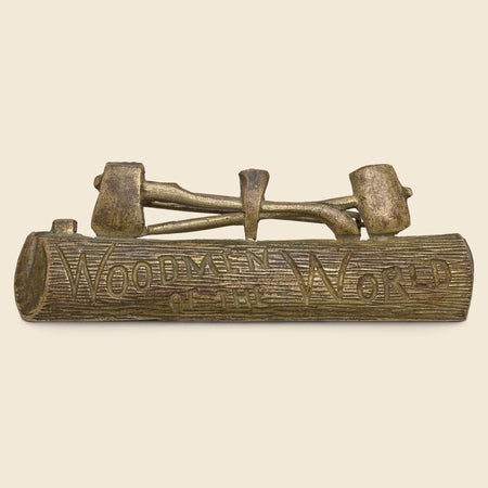 Woodman of the World Pin - Brass
