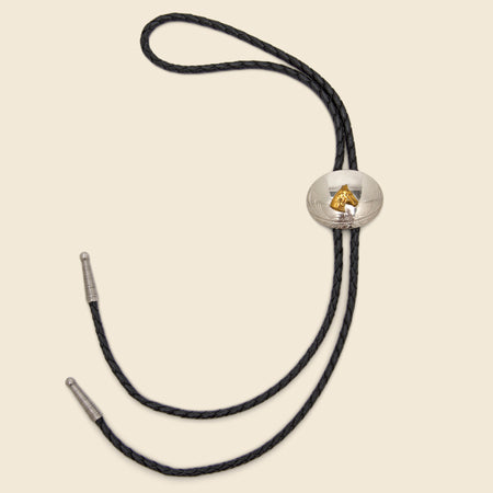 Horse Bolo Tie - Brass