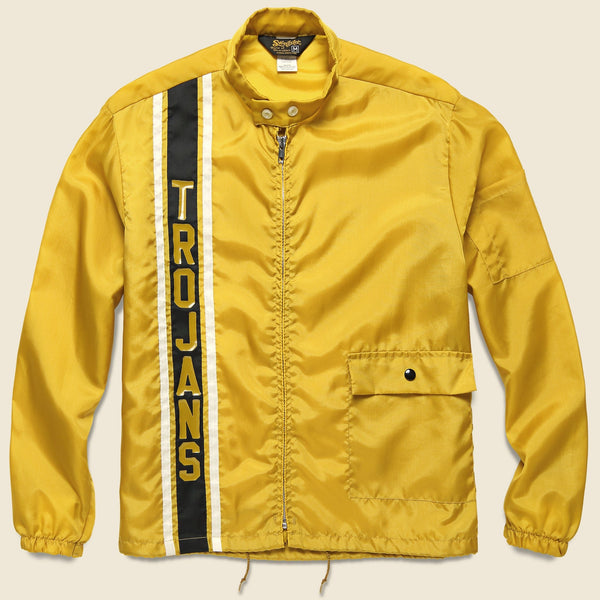 Swingster Trojans Nylon Racing Jacket - Yellow/Black/White