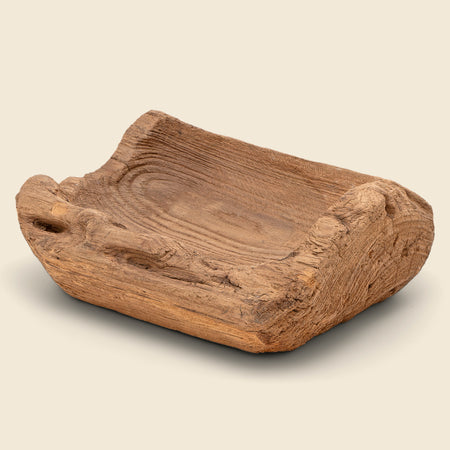 Raw Edged Teak Bowl III