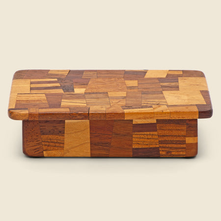 Pieced Wood Rectangular Box