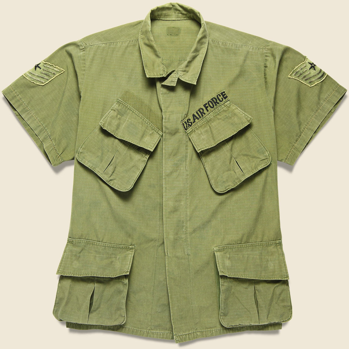 Vietnam US Air Force Jungle Fatigue Tropical Combat Shirt STAG Provisions