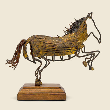 Brutalist Horse Sculpture