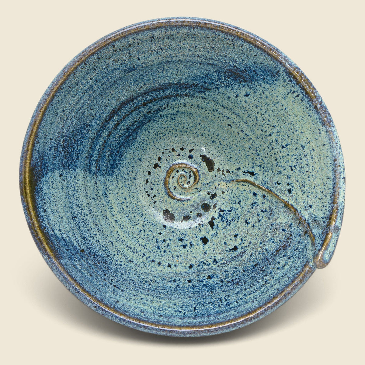 Studio Pottery Bowl - Blue