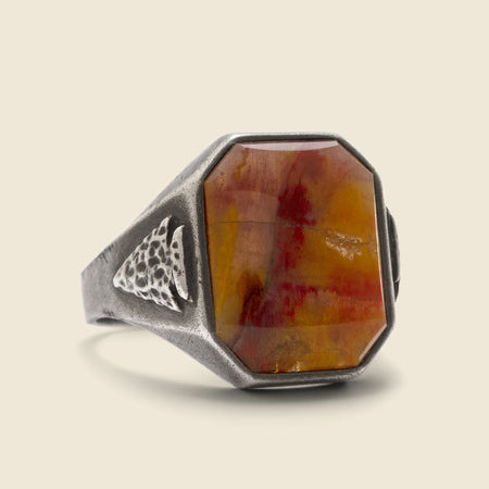 Agate Arrowhead Ring