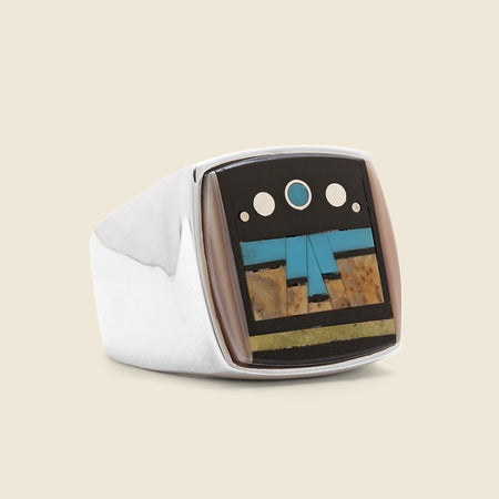 Navajo Made Moon Phase Ring
