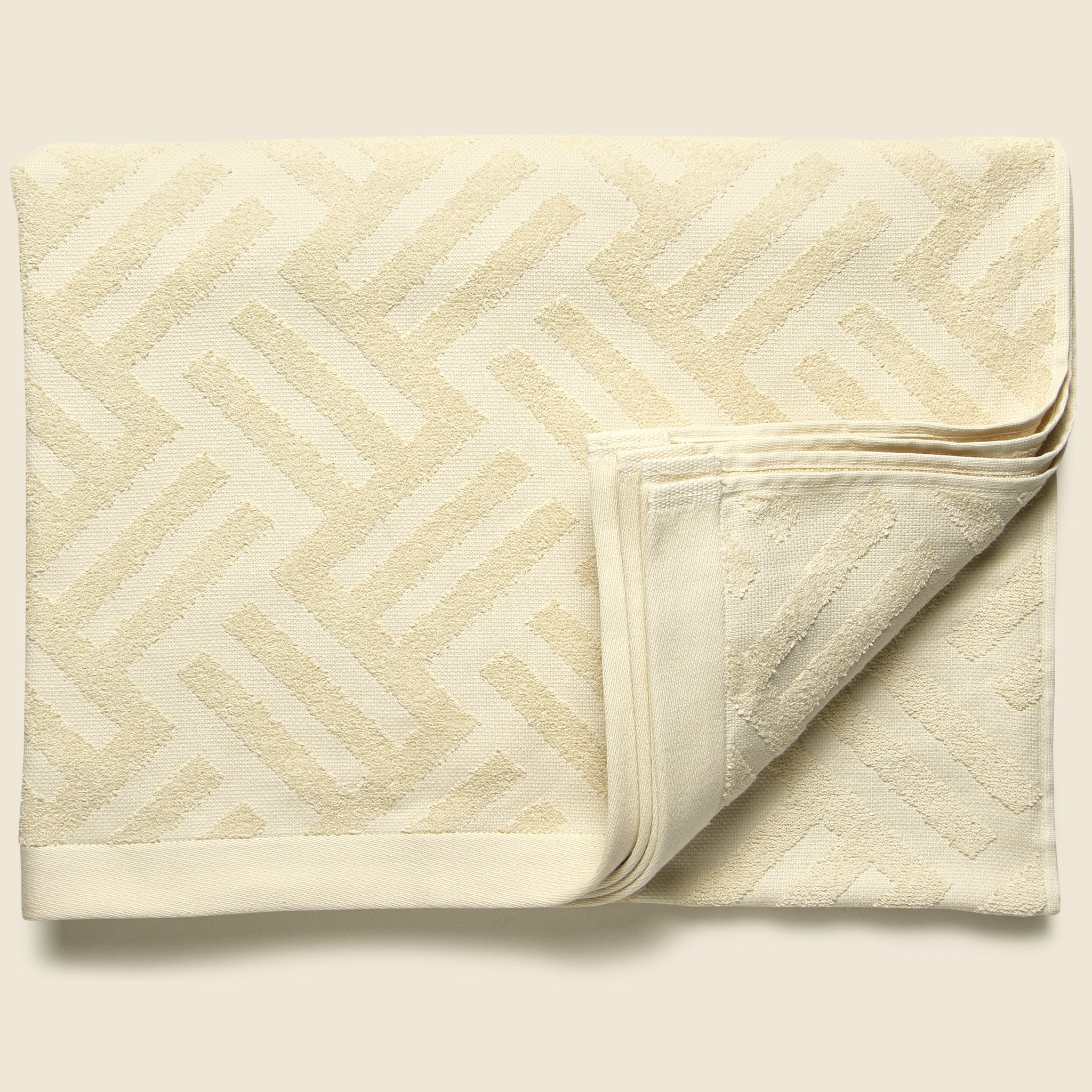 Cross Road Towel - Beige - OAS - STAG Provisions - Home - Bath - Towel