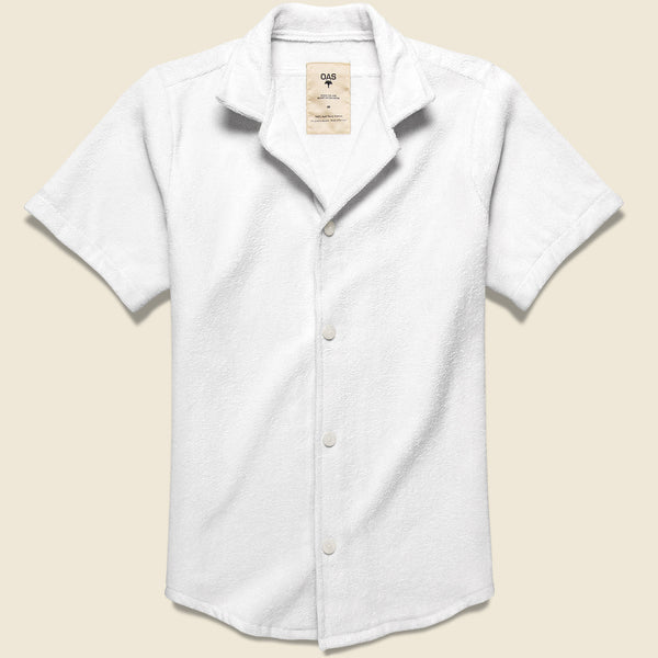 Solid Terry Shirt - White