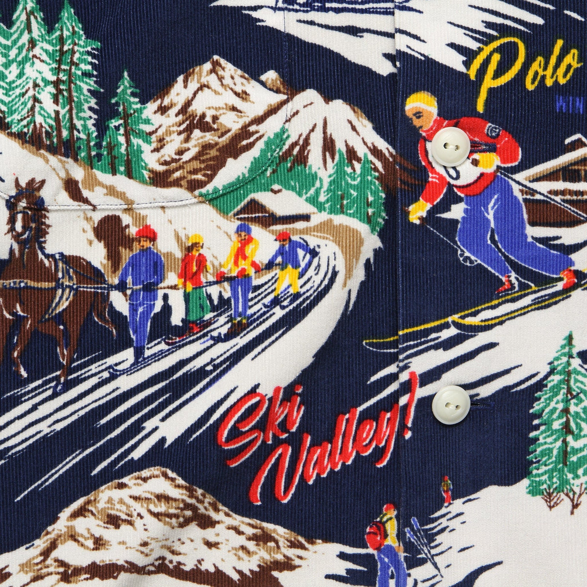 Ski Camp Corduroy Shirt - Polo Snow Traverse