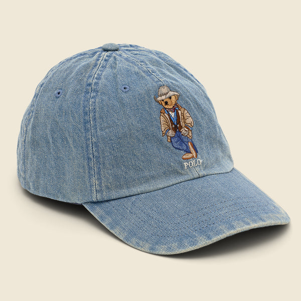 Denim Bear Sport Cap - Indigo