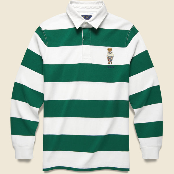 Polo Bear Striped Cotton Jersey Tee