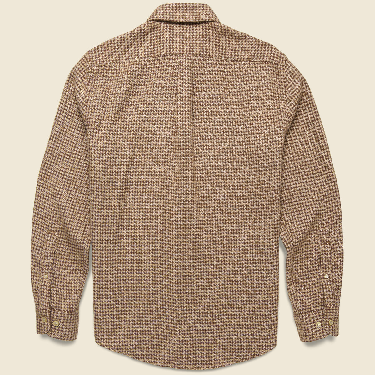 Pied Poule Shirt Brown