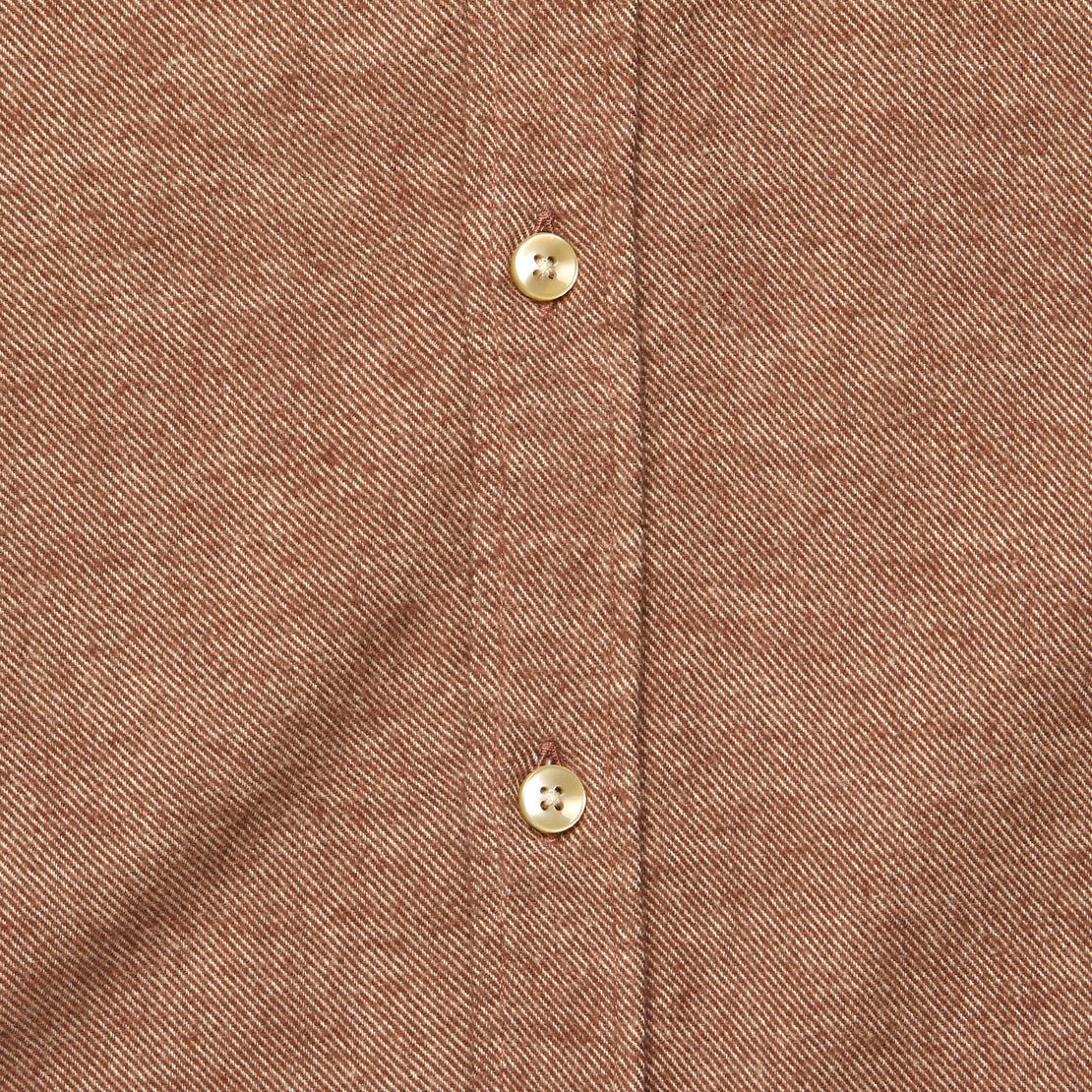 Teca Solid Flannel - Cinnamon - Portuguese Flannel - STAG Provisions - Tops - L/S Woven - Solid