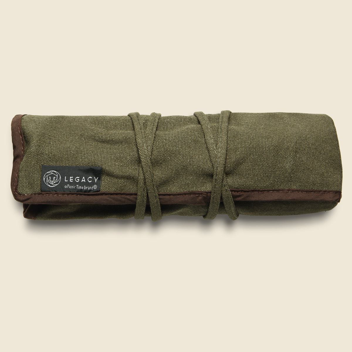 Roll Up Bar Tool Set Olive Canvas STAG Provisions
