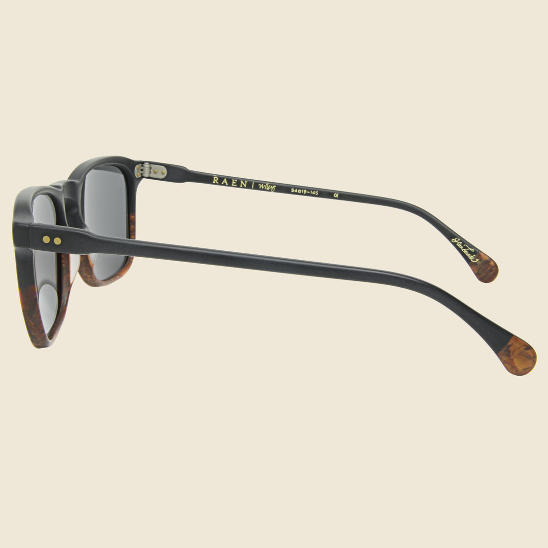 Wiley 54mm - Burlwood/Smoke Polarized - Raen - STAG Provisions - Accessories - Eyewear