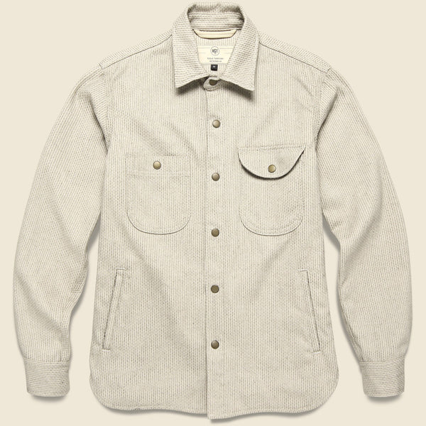 Sashiko Service Shirt - Natural