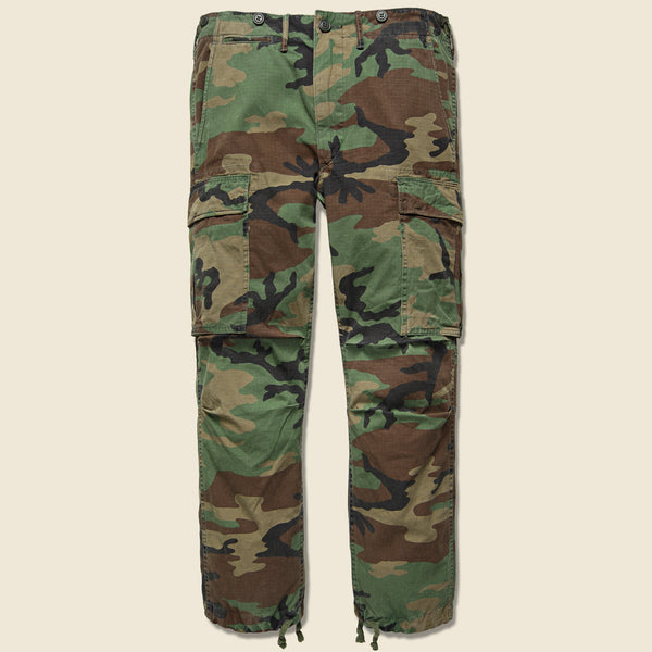 Cotton Surplus Cargo Pant - Woodland Camo – STAG Provisions