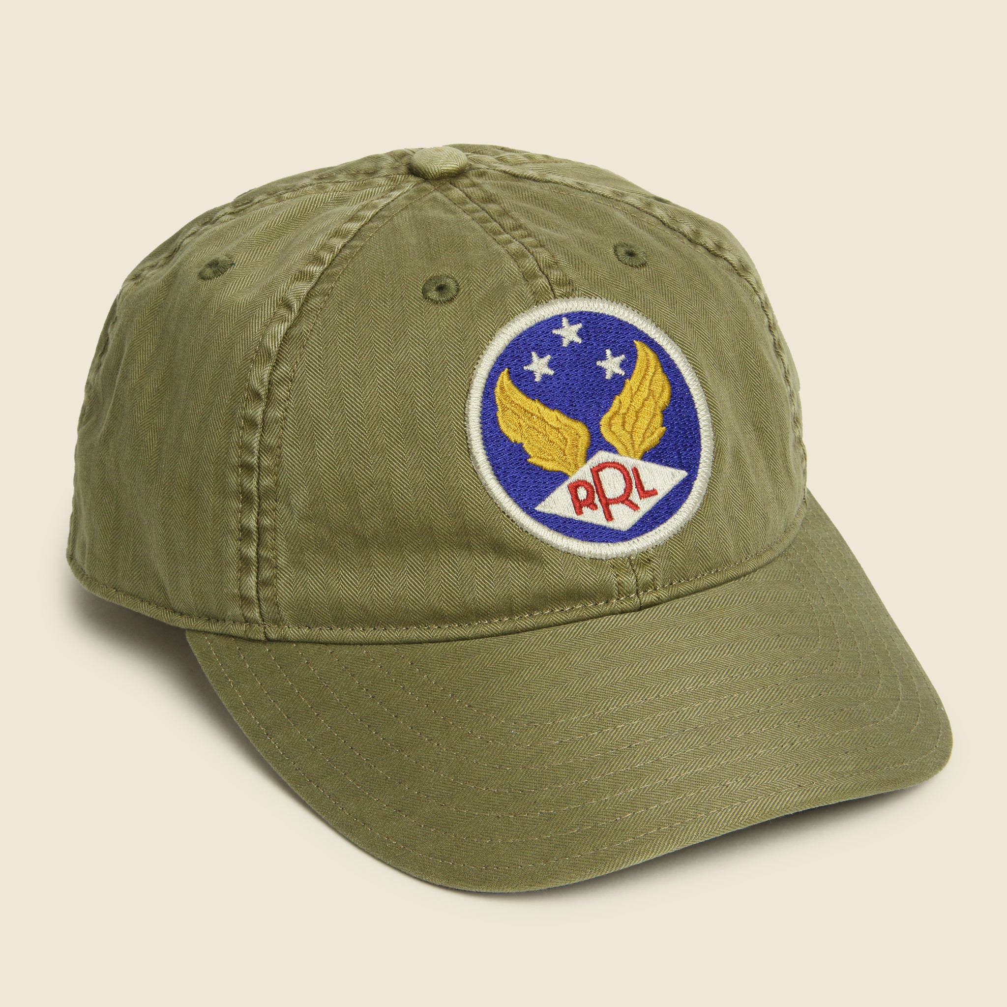 Garment-Dyed Twill Ball Cap - Brewster Green - RRL - STAG Provisions - Accessories - Hats