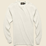 Waffle Crewneck - Paper White - RRL - STAG Provisions - Tops - L/S Knit