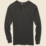 Waffle Crewneck - Faded Black - RRL - STAG Provisions - Tops - L/S Knit