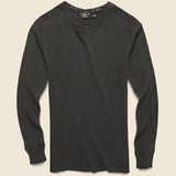 Waffle Crewneck - Faded Black - RRL - STAG Provisions - Tops - L/S Knit