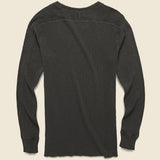 Waffle Crewneck - Faded Black - RRL - STAG Provisions - Tops - L/S Knit