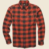 Farrell Plaid Workshirt - Red/Black - RRL - STAG Provisions - Tops - L/S Woven - Plaid