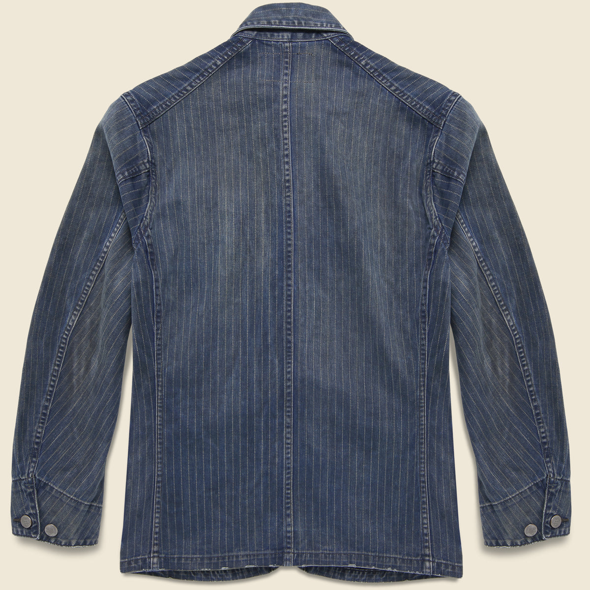 Lot 45LC – Rigid Indigo Denim Chore Coat – Unwashed… Made in Tennessee for  110 years, This unlined jacket is a go to for making M