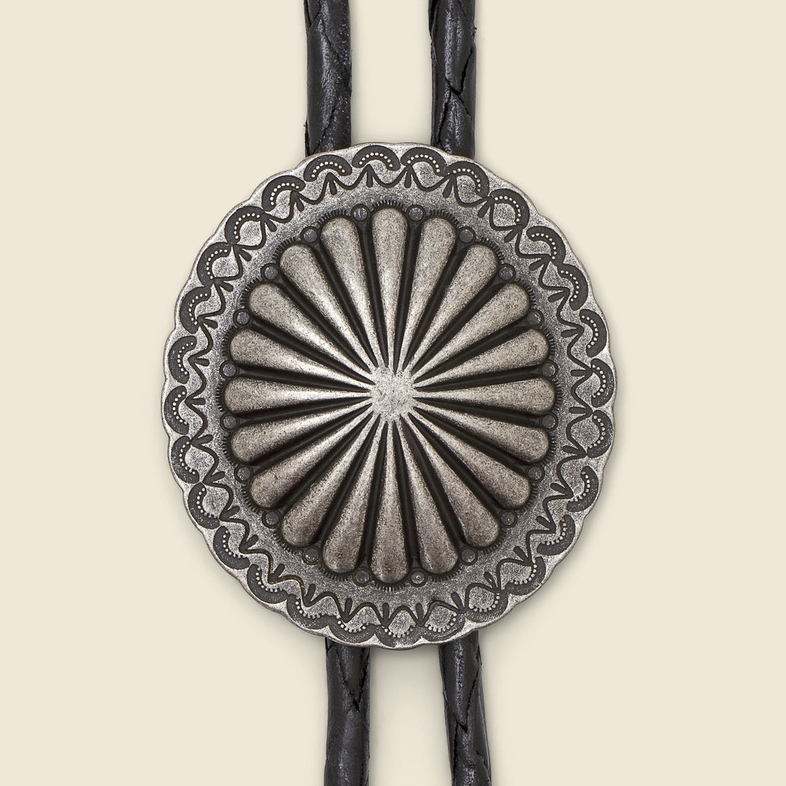 Bolo Tie - Black/Silver - RRL - STAG Provisions - Accessories - Necklaces