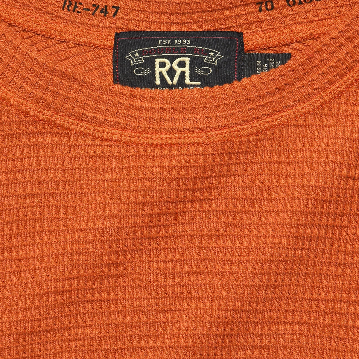 Crewneck Rib Sweater - Orange