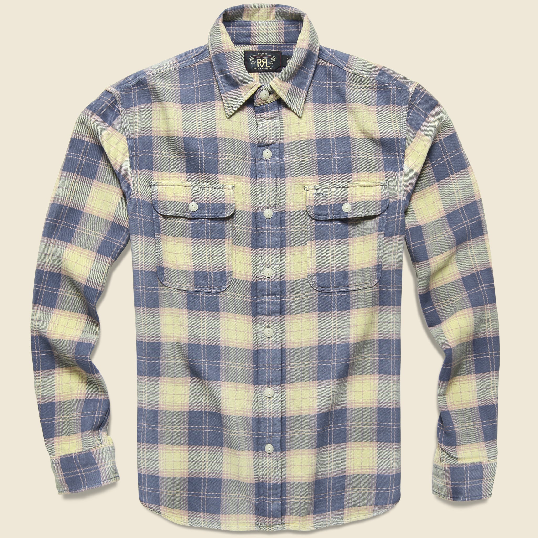 Matlock Plaid Twill Workshirt - Blue/Yellow Matlock Plaid Twill Workshirt - Blue/Yellow
