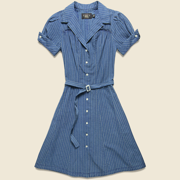 Calico Annie Dress - Indigo