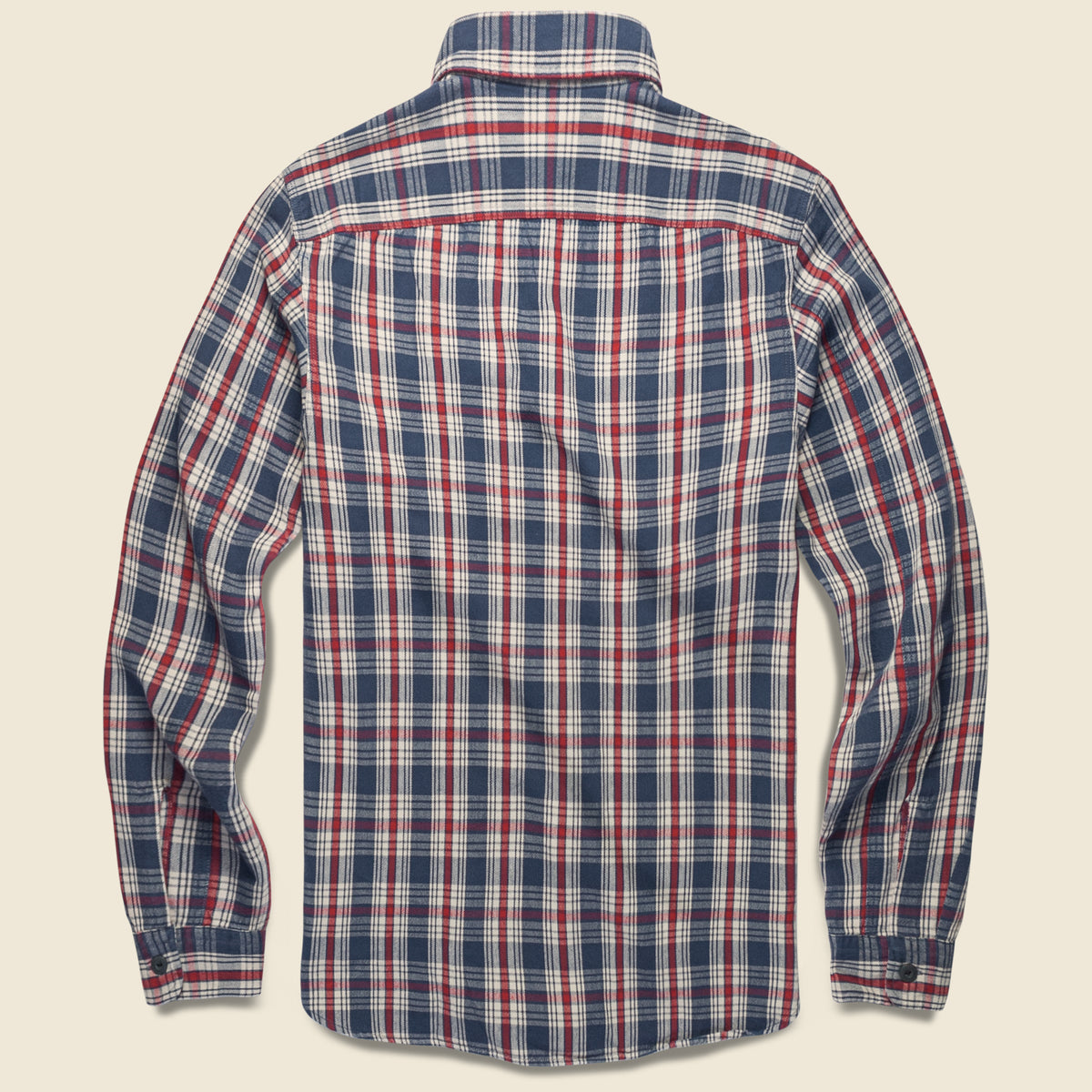 Plaid Twill Workshirt - Blue/Red