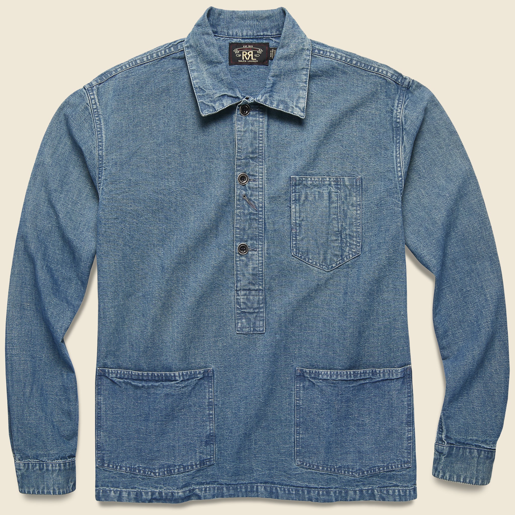 Popover Workshirt Indigo