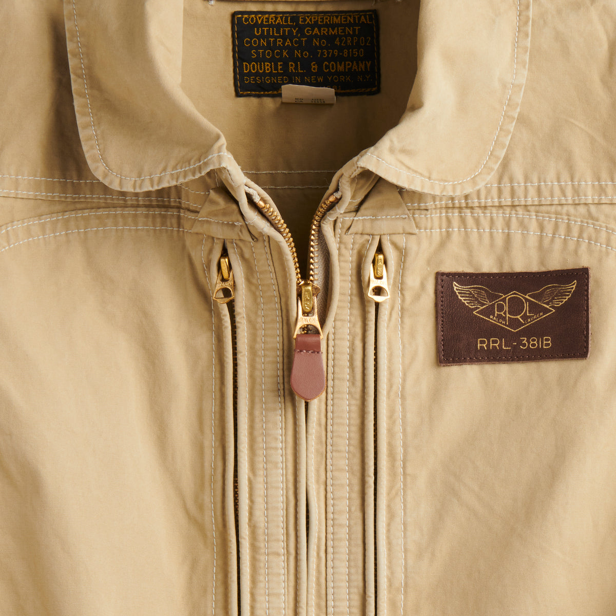 Lotti Flight Coveralls - Khaki