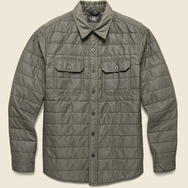 Holden Quilted CPO Overshirt - Lauren Green