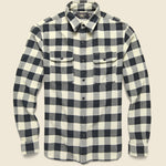 Matlock Workshirt - Black/Cream - RRL - STAG Provisions - Tops - L/S Woven - Plaid
