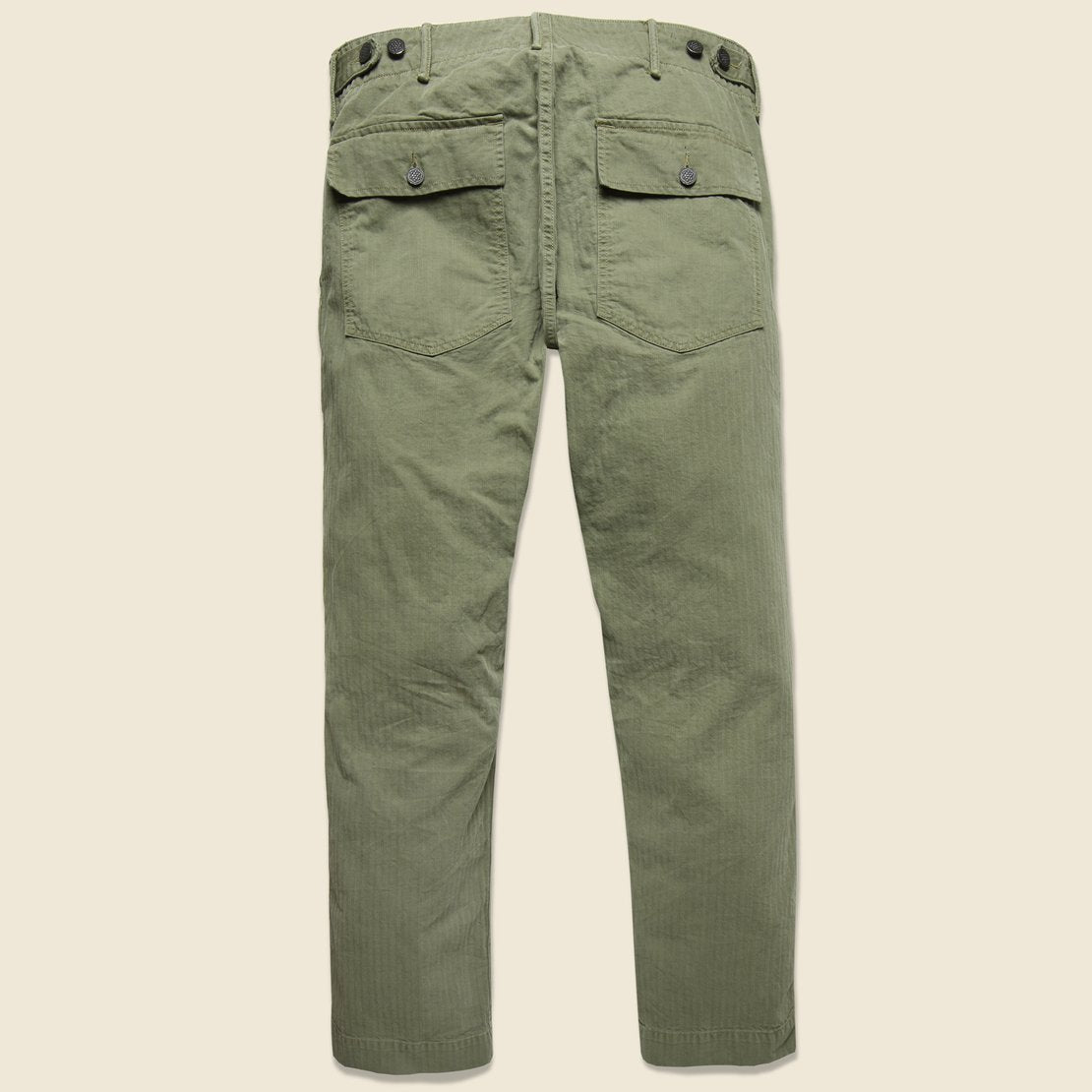 Cotton Herringbone Pant - Brewster Green - RRL - STAG Provisions - Pants - Twill