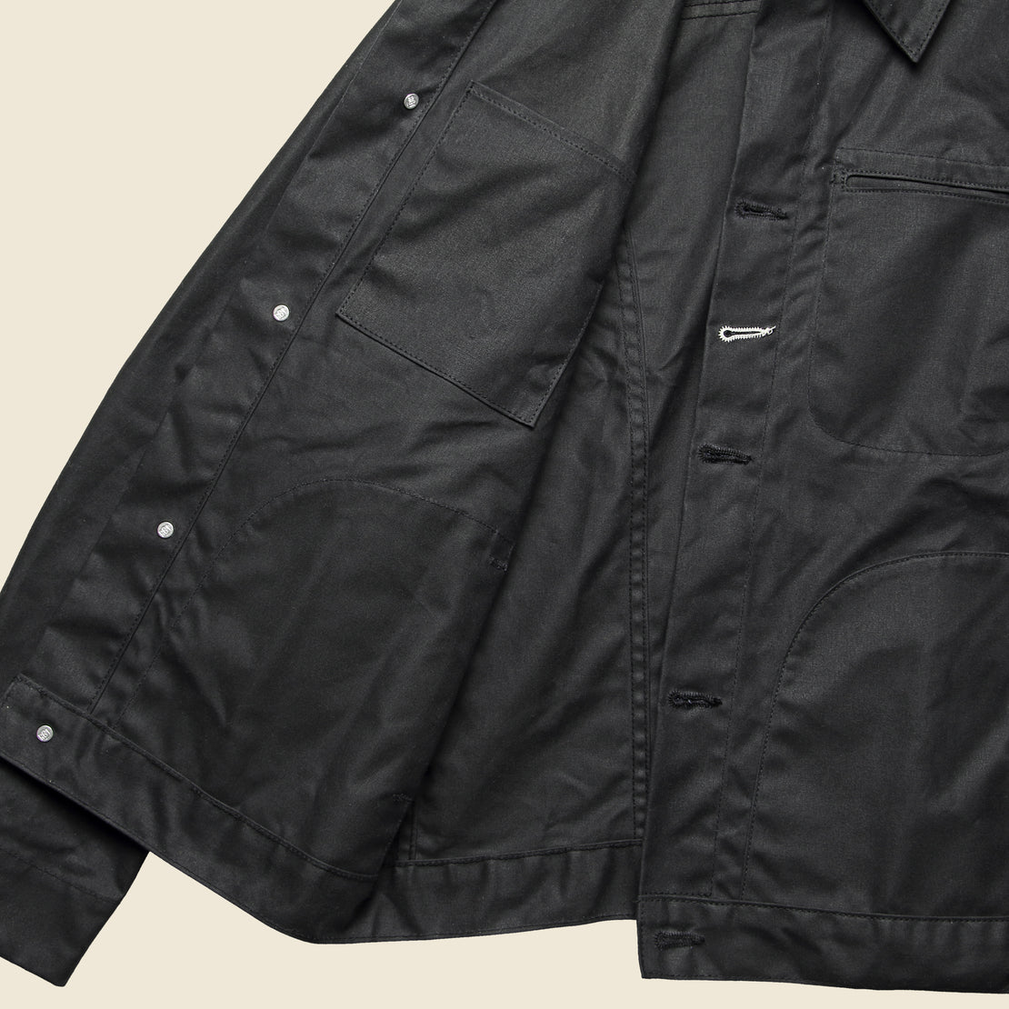 Supply Jacket - Waxed Black Ridgeline - Rogue Territory - STAG Provisions - Outerwear - Coat / Jacket