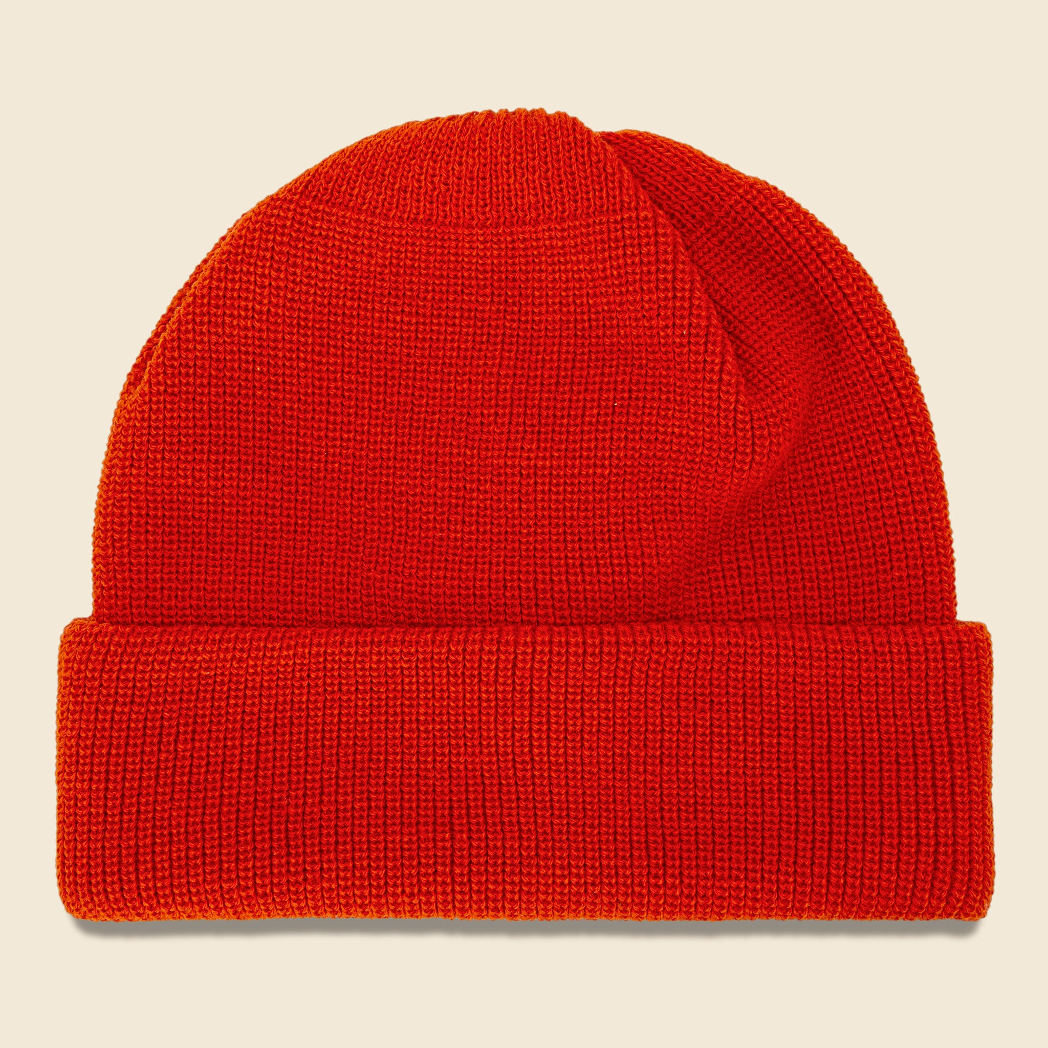 Watch Cap Bright Red Beanie AllSaints Logo Watch Beanie Hat Red Very