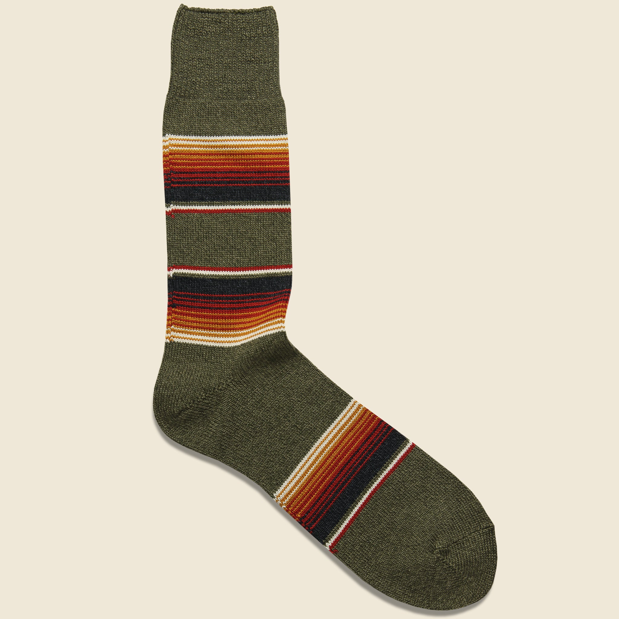 Baja Cali Sock - Olive Drab - RoToTo - STAG Provisions - Accessories - Socks