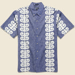 Stack A Tapa Shirt - Twilight Blue - Reyn Spooner - STAG Provisions - Tops - S/S Woven - Other Pattern