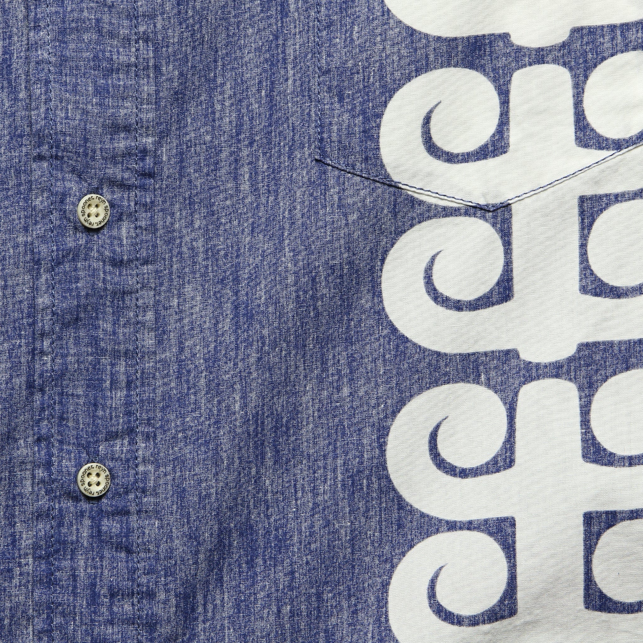 Stack A Tapa Shirt - Twilight Blue - Reyn Spooner - STAG Provisions - Tops - S/S Woven - Other Pattern