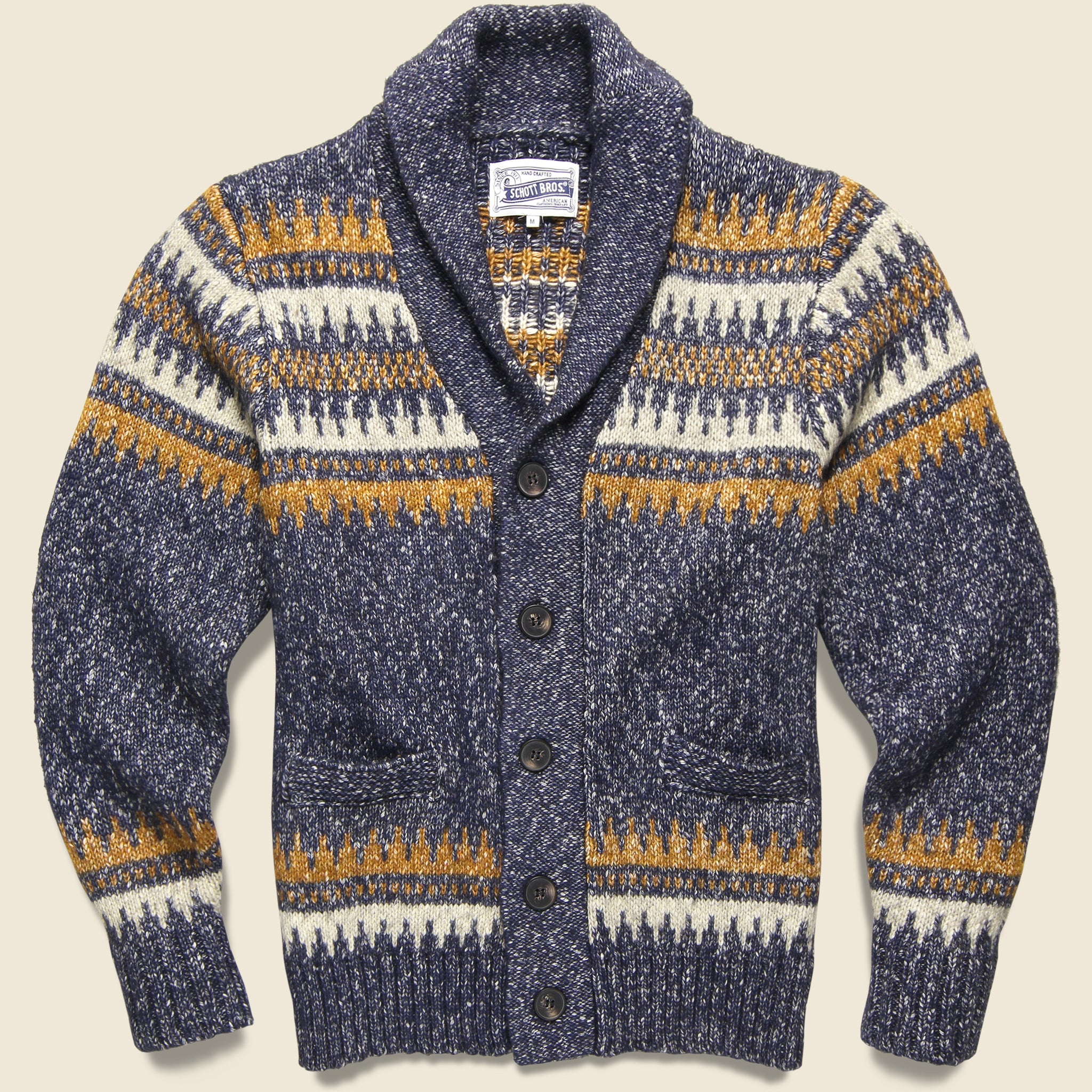 Hartford Cardigan - Blue - Schott - STAG Provisions - Tops - Sweater
