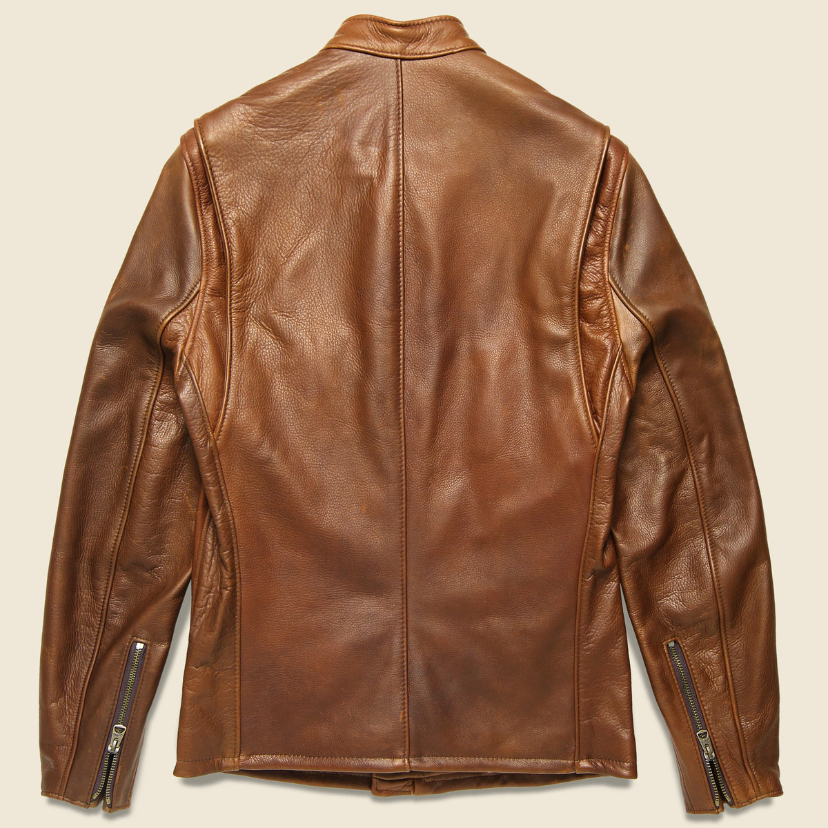 Brown Vintage Cafe Racer Retro Motocycle Leather Jacket Brown Vintage Cafe Racer Retro Motocycle Leather Jacket