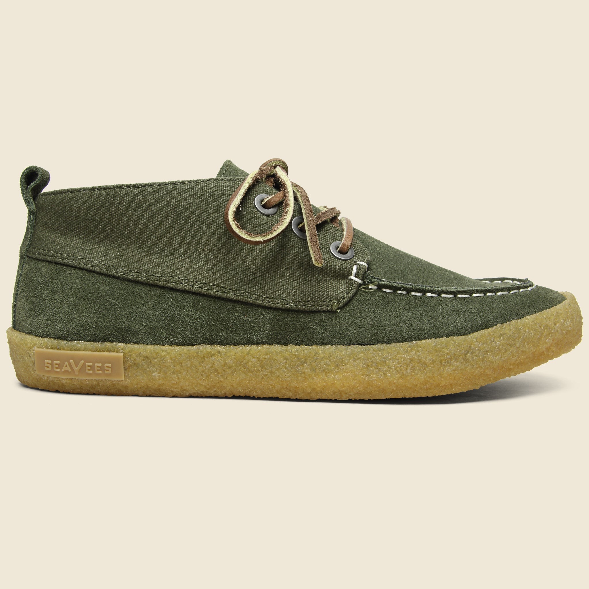 Bayside Moc Sneaker Green Khaki - Main Image