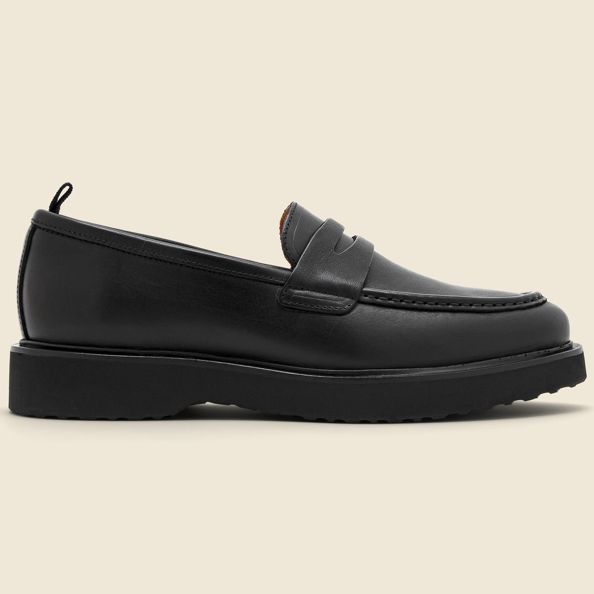 Cosmos Leather Loafer - Black